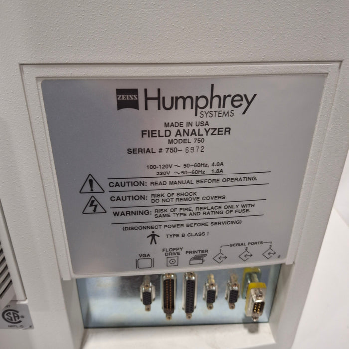 Carl Zeiss 750 Humphrey Field Analyzer