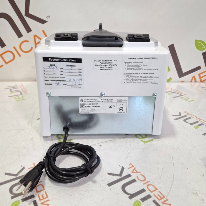 Drucker Diagnostics 642E Centrifuge