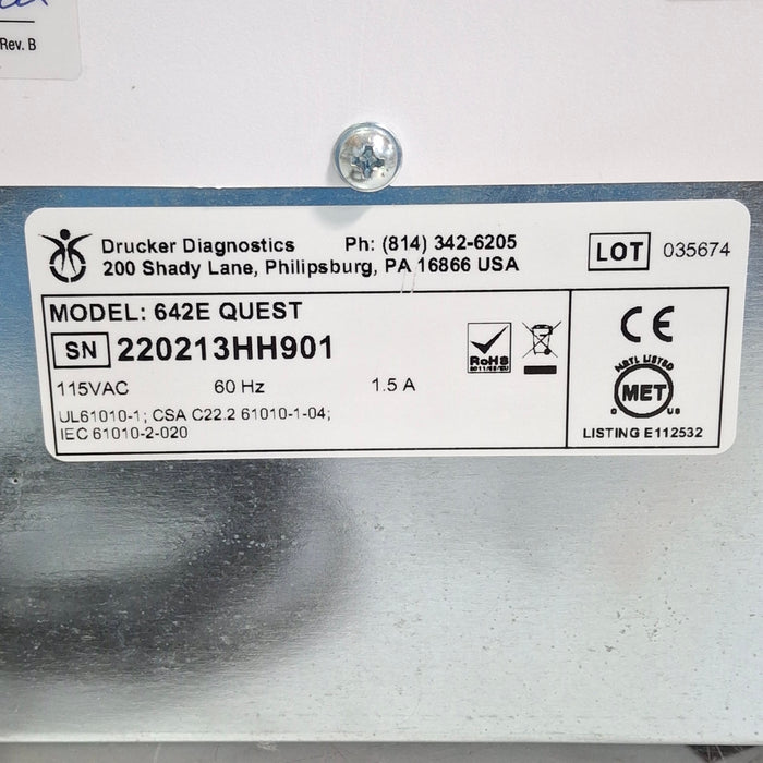 Drucker Diagnostics 642E Centrifuge