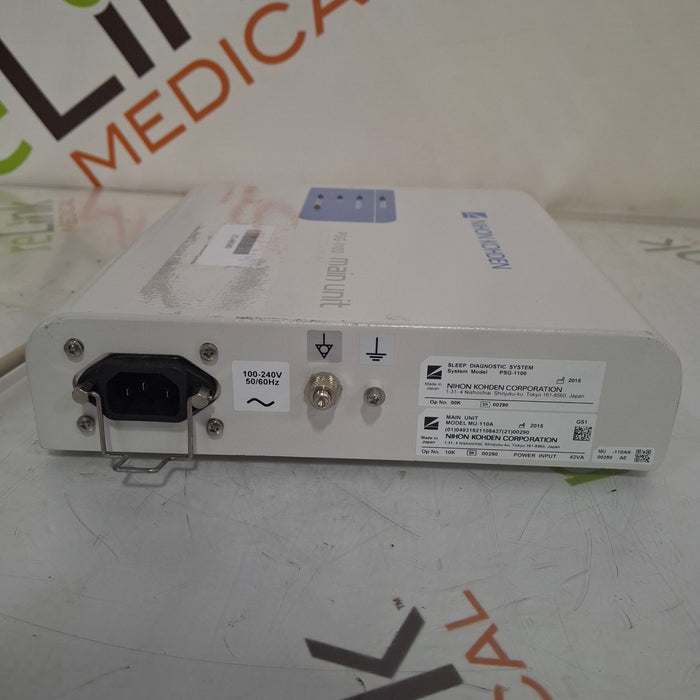 Nihon Kohden Nihon Kohden PSG-1100 Main Unit EEG EMG Sleep Systems reLink Medical