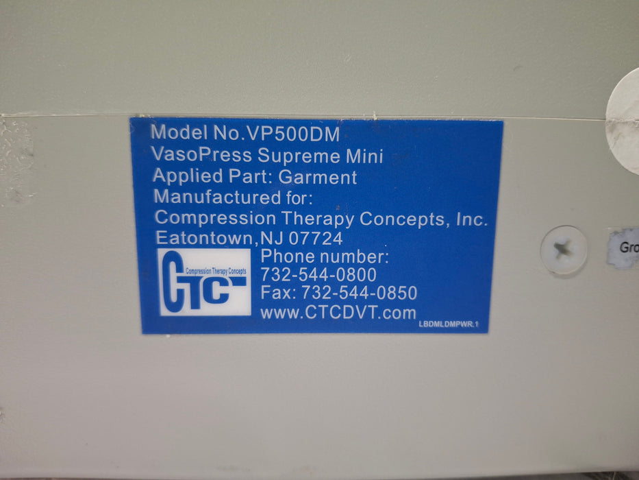 CTC VasoPress Supreme Mini VP500DM Pump