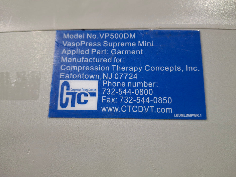 CTC VasoPress Supreme Mini VP500DM Pump