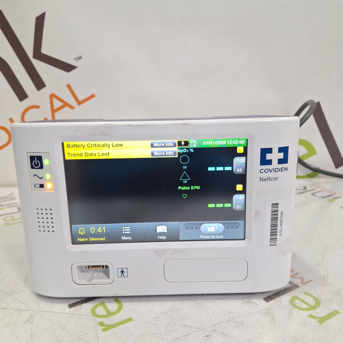 Covidien PM1000N Nellcor Bedside SPO2 Monitor