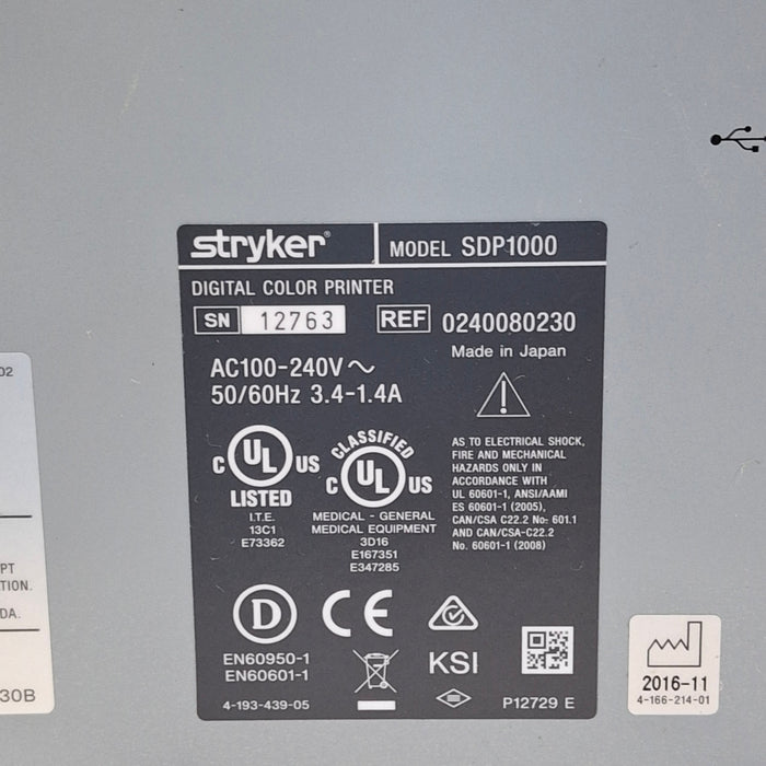 Stryker SDP1000 Digital Color Printer