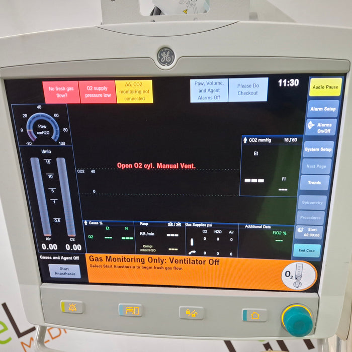 Datex-Ohmeda Aisys Anesthesia Unit