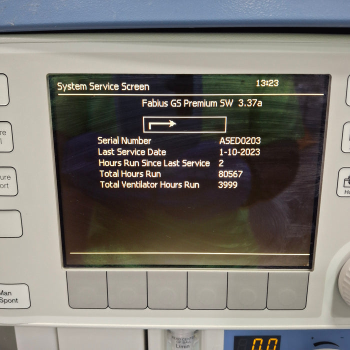 Draeger Medical Fabius GS Premium Anesthesia Machine