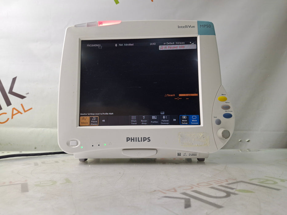 Philips IntelliVue MP50 Patient Monitor