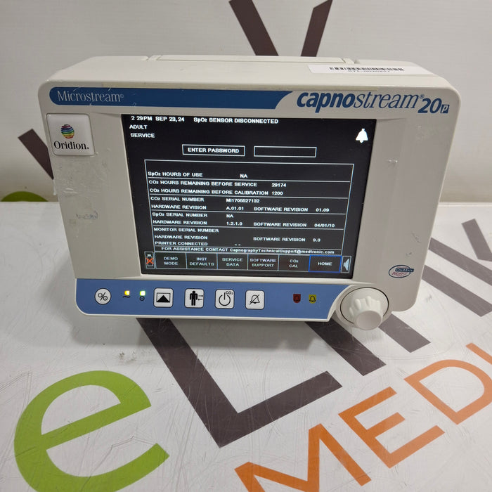 Oridion Capnostream 20P Capnography Monitor