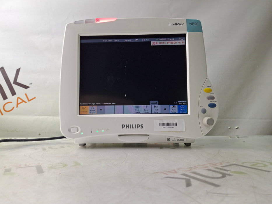 Philips IntelliVue MP50 Patient Monitor