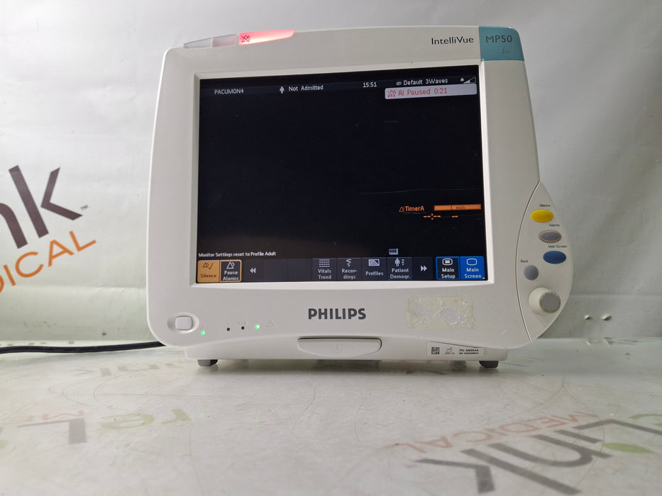 Philips IntelliVue MP50 Patient Monitor