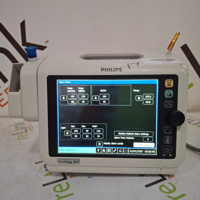 Philips SureSigns VS4 Vital Signs Monitor