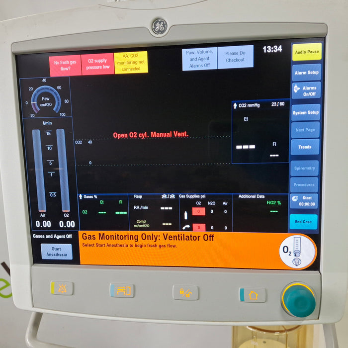 Datex-Ohmeda Aisys Anesthesia Unit