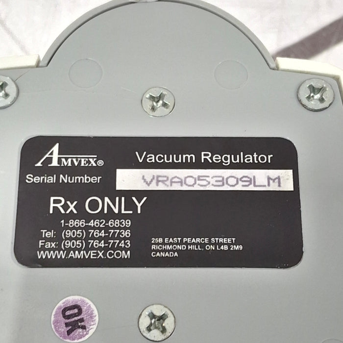 Amvex Vacuum Regulator