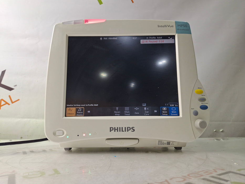 Philips IntelliVue MP50 - Anesthesia Patient Monitor