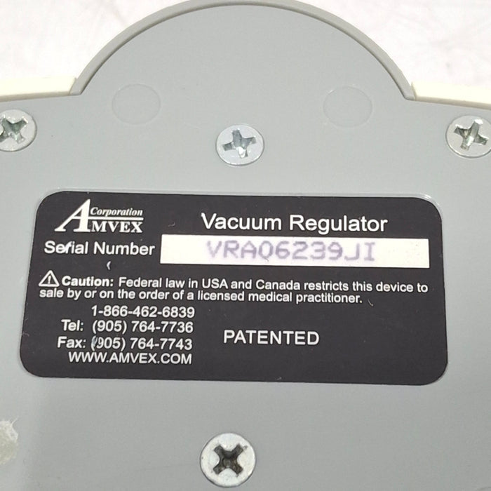 Amvex Vacuum Regulator