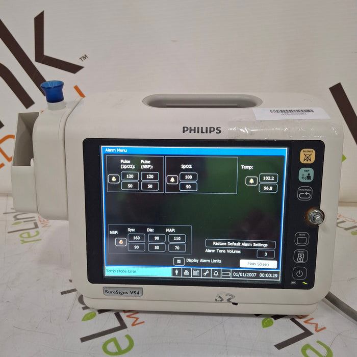 Philips SureSigns VS4 Vital Signs Monitor