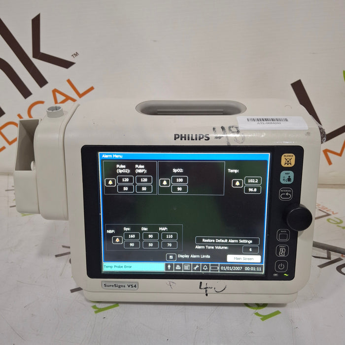 Philips SureSigns VS4 Vital Signs Monitor