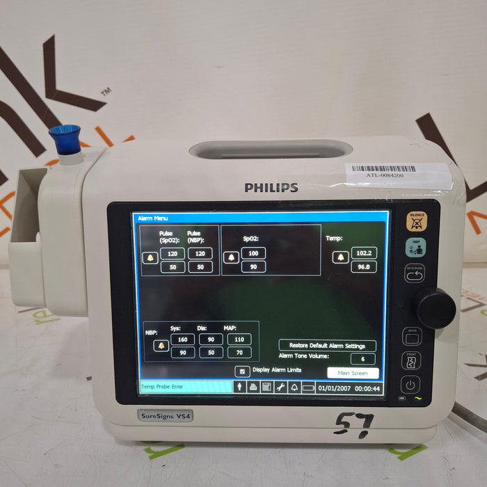 Philips SureSigns VS4 Vital Signs Monitor