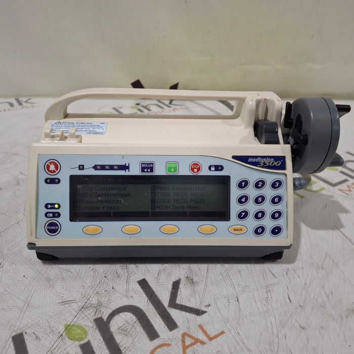 Smiths Medical Medfusion 3500 Syringe Infusion Pump