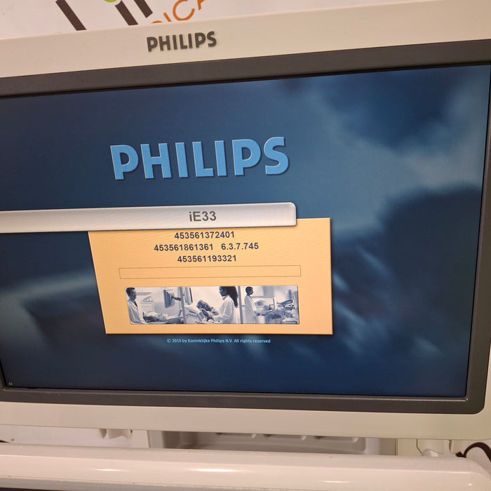 Philips IE33 F-G Cart Ultrasound