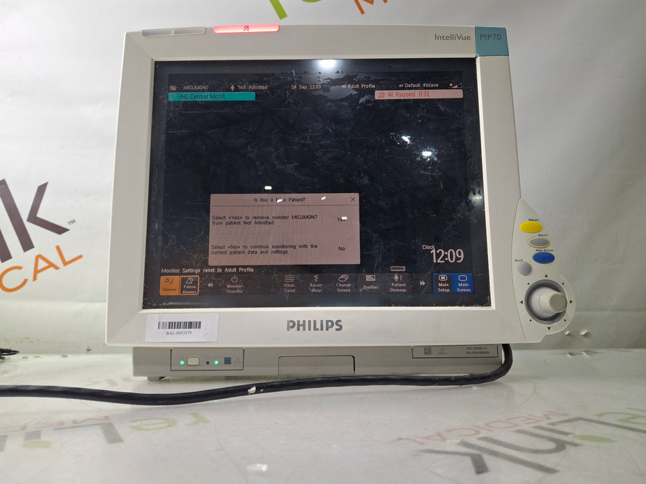 Philips IntelliVue MP70 Patient Monitor