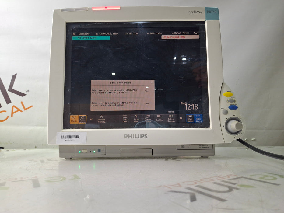 Philips IntelliVue MP70 Patient Monitor