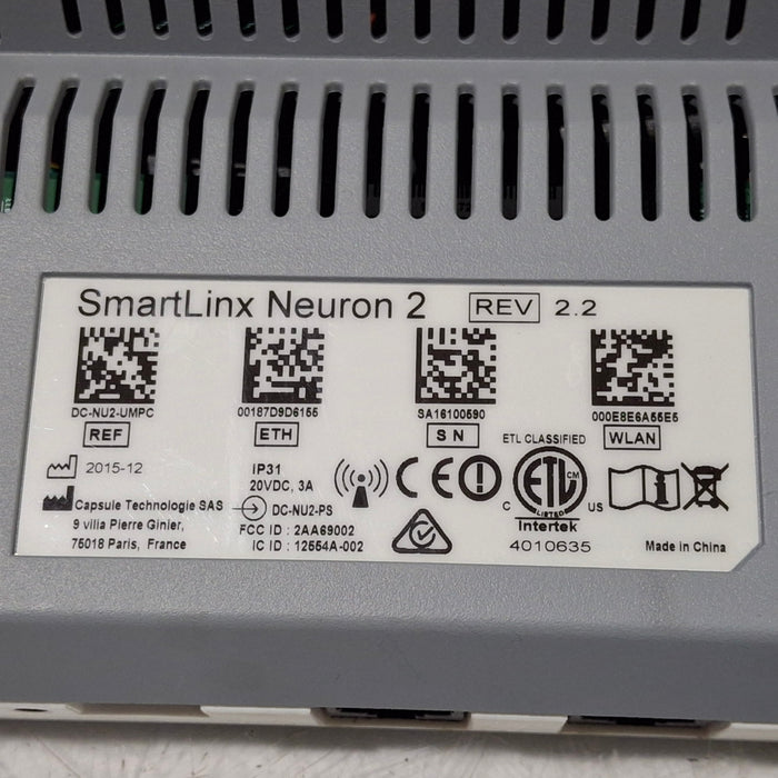 Smartlinx Inc Capsule Technologies Neuron 2 Monitor