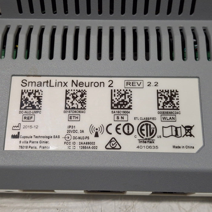 Smartlinx Inc Capsule Technologies Neuron 2 Monitor