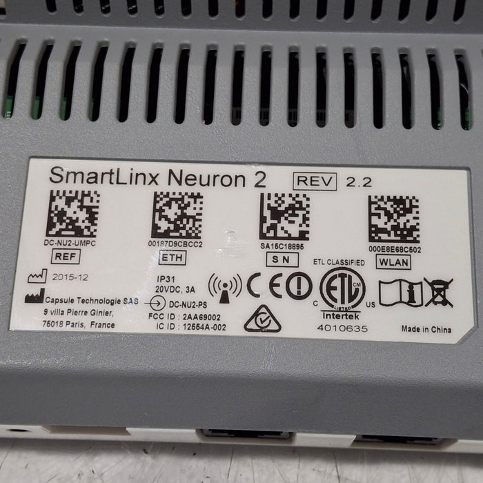 Smartlinx Inc Capsule Technologies Neuron 2 Monitor