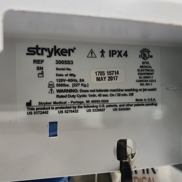 Stryker Secure III 3005 Hospital Bed