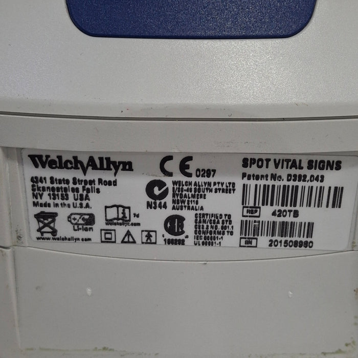 Welch Allyn Spot 420 - NIBP, Temp Vital Signs Monitor