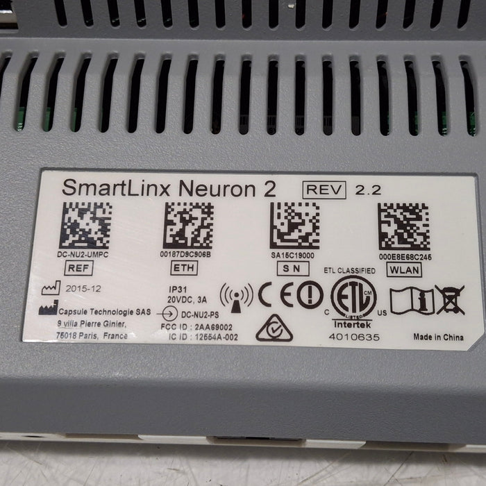 Smartlinx Inc Capsule Technologies Neuron 2 Monitor