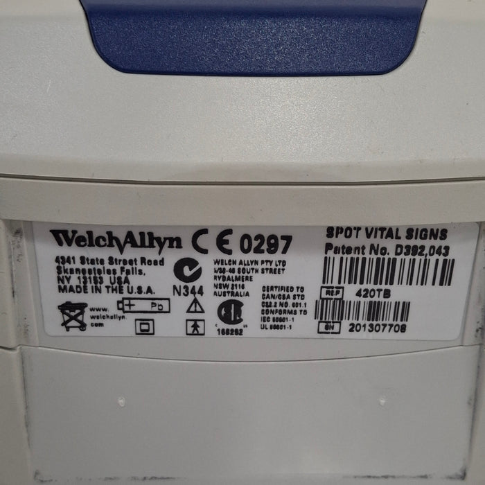 Welch Allyn Spot 420 - NIBP, Temp Vital Signs Monitor