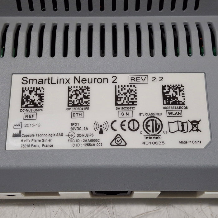 Smartlinx Inc Capsule Technologies Neuron 2 Monitor