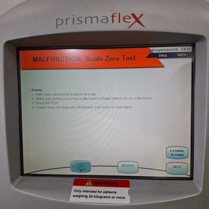 Gambro Prismaflex Dialysis Machine