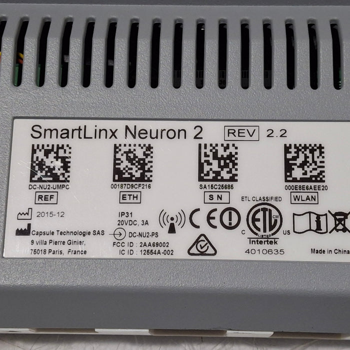 Smartlinx Inc Capsule Technologies Neuron 2 Monitor