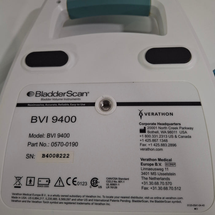 Verathon Medical, Inc BVI 9400 Bladderscan