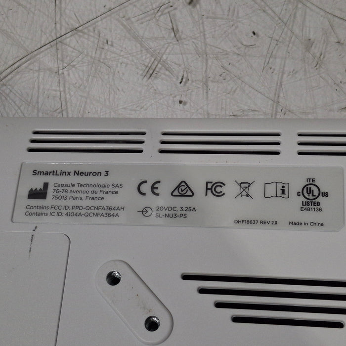 Smartlinx Inc Capsule Technologies Neuron 3 Monitor