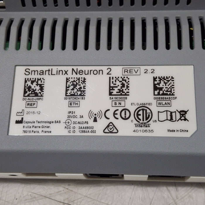 Smartlinx Inc Capsule Technologies Neuron 2 Monitor