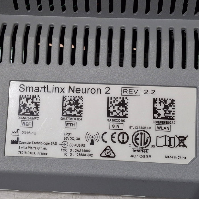 Smartlinx Inc Capsule Technologies Neuron 2 Monitor