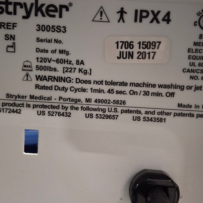 Stryker Secure III 3005 Hospital Bed