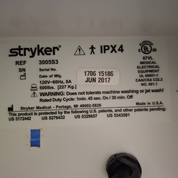 Stryker Secure III 3005 Hospital Bed