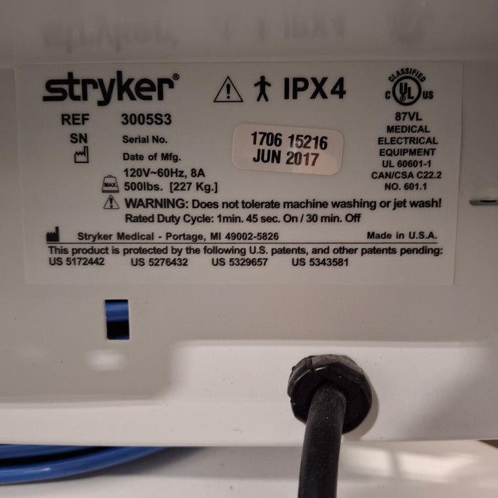 Stryker Secure III 3005 Hospital Bed