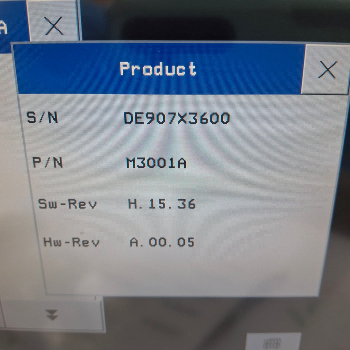 Philips M3001A-A01C06 Fast SpO2, NIBP, ECG, Temp, IBP MMS Module