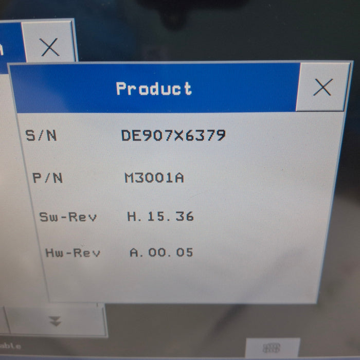 Philips M3001A-A01C06 Fast SpO2, NIBP, ECG, Temp, IBP MMS Module