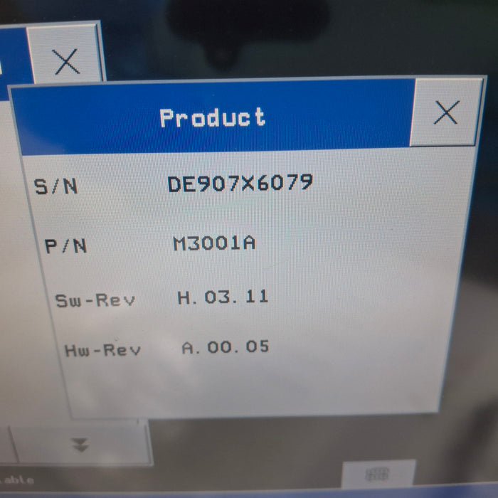 Philips M3001A-A01C06 Fast SpO2, NIBP, ECG, Temp, IBP MMS Module