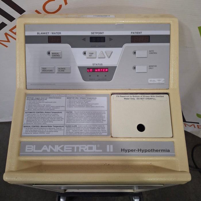 Cincinnati Sub-Zero CSZ Blanketrol II Hyper/Hyporthermia Unit