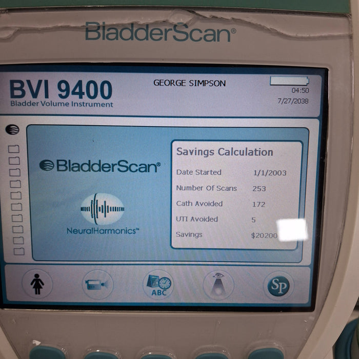 Verathon Medical, Inc BVI 9400 Bladderscan