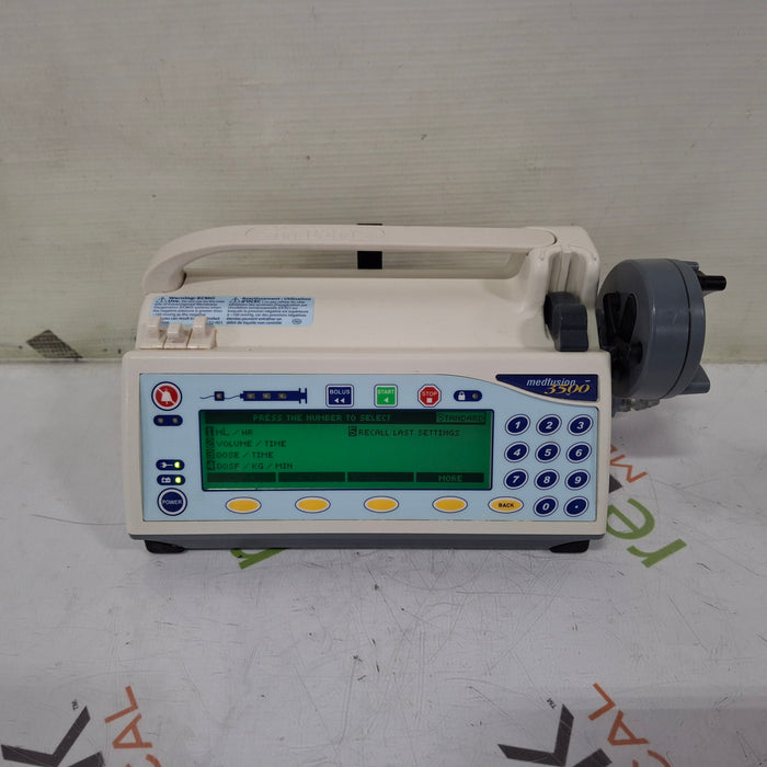 Smiths Medical Medfusion 3500 Syringe Infusion Pump