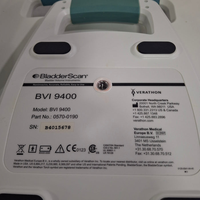 Verathon Medical, Inc BVI 9400 Bladderscan